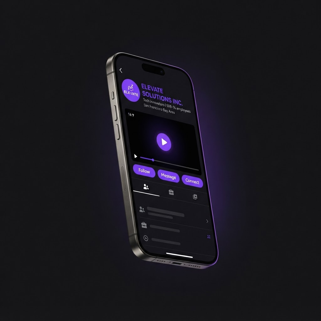 The Society app shown on a floating smartphone